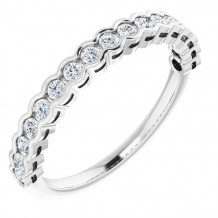 14K White 1/4 CTW Diamond Anniversary Band