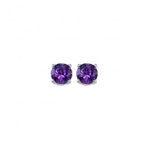 Gems One 14Kt White Gold Amethyst (7/8 Ctw) Earring