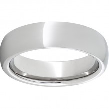 Serinium Domed Band with Polish Finish