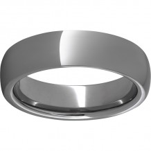 Rugged Tungsten  6mm Domed Polished Band