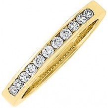 14K Yellow 1/5 CTW Diamond Anniversary Band