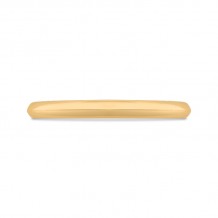 Shah Luxury 14K Yellow Gold Plain Wedding Band