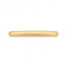 Shah Luxury 14K Yellow Gold Plain Wedding Band