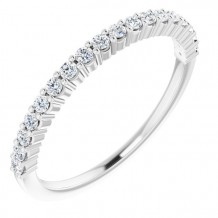 14K White 1/4 CTW Diamond Anniversary Band