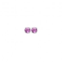 Gems One 14Kt White Gold Pink Sapphire (1/4 Ctw) Earring