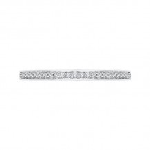 Shah Luxury Round Diamond Half-Eternity Wedding Band In 14K White Gold