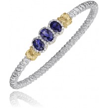 Vahan 14k Gold & Sterling Silver London Blue Topaz Bracelet