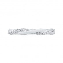 Shah Luxury 14K White Gold Diamond Wedding Band