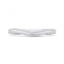 Shah Luxury Wedding Band In 14K White Gold