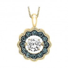 Gems One 14KT Yellow Gold & Diamonds Stunning Neckwear Pendant - 3/8 ctw