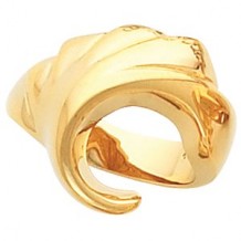 14K Yellow Freeform Remount Ring