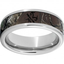 Serinium Pipe Cut Band with Realtree Xtra Inlay