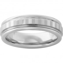 Serinium Rounded Edge Band with Laser Engraved Stripes