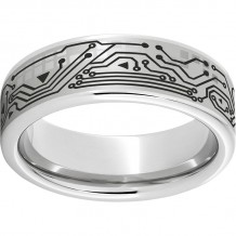 Circuit Serinium Engraved Ring