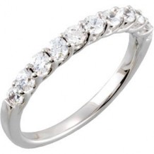 Platinum 5/8 CTW Diamond Band