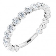 Platinum 1 1/6 CTW Diamond Anniversary Band