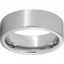 Serinium Pipe Cut Band with Satin Finish