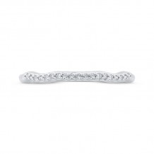 Shah Luxury 14K White Gold Diamond Wedding Band