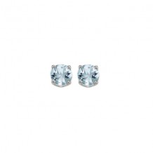 Gems One 14Kt White Gold Aquamarine (7/8 Ctw) Earring