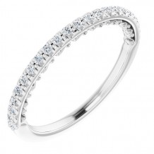 14K White 1/5 CTW Diamond Anniversary Band