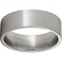 Titanium Flat Band with Satin Finish