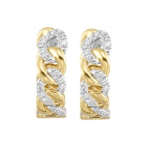 Gems One 14Kt Yellow Gold Diamond (1/6Ctw) Earring