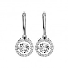 Gems One 14KT White Gold & Diamond Rhythm Of Love Fashion Earrings  - 2-1/2 ctw