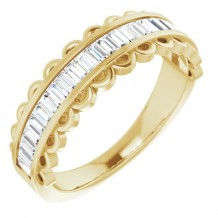 14K Yellow 5/8 CTW Diamond Channel-Set Anniversary Band