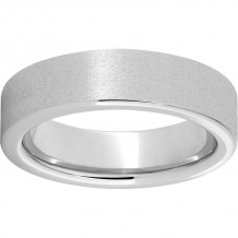 Serinium Pipe Cut Band with Stone Finish