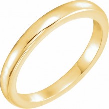 14K Yellow Solstice Solitaireu00ae #10=.75-1.25 CT Tapered Bombu00e9 Matching Band