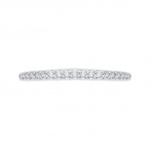 Shah Luxury Round Diamond Wedding Band In 14K White Gold