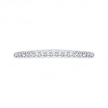 Shah Luxury Round Diamond Wedding Band In 14K White Gold