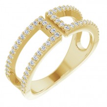 14K Yellow 1/3 CTW Diamond Ring