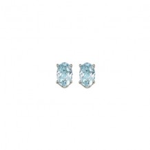 Gems One 14Kt White Gold Aquamarine (1/2 Ctw) Earring