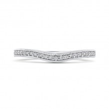 Shah Luxury Round Diamond Half-Eternity Wedding Band In 14K White Gold