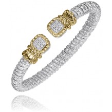 Vahan 14k Gold & Sterling Silver Diamond Bracelet