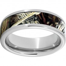 Serinium Pipe Cut Band with Realtree Max 4 Inlay