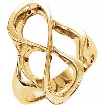14K Yellow Freeform Ring