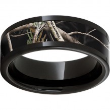 Black Diamond Ceramic Pipe Cut Band with Realtree AP Black Inlay