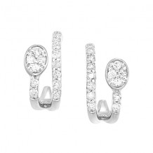 Gems One 10Kt White Gold Diamond (1/4Ctw) Earring