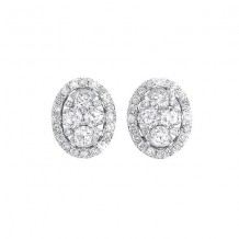 Gems One 14Kt White Gold Diamond (1/2Ctw) Earring