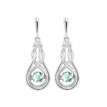 Gems One Silver (SLV 995) Rhythm Of Love Fashion Earrings