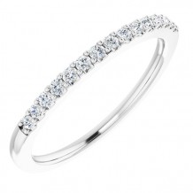 14K White 1/5 CTW Diamond Anniversary Band