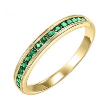 Gems One 14Kt Yellow Gold Emerald (1/3 Ctw) Ring