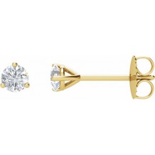 14K Yellow 1/2 CTW Diamond Stud Earrings