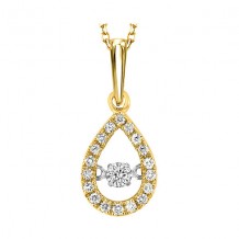 Gems One 10Kt Yellow Gold Diamond (1/5Ctw) Pendant