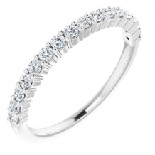 14K White 1/3 CTW Diamond Anniversary Band