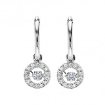 Gems One 10KT Yellow Gold & Diamond Rhythm Of Love Fashion Earrings  - 1/4 ctw