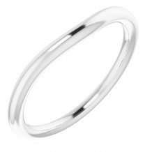 14K White Band