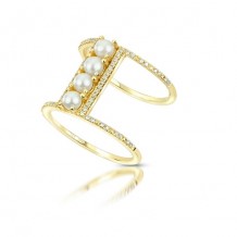 Imperial Pearl 14k Yellow Gold Freshwater Pearl Ring